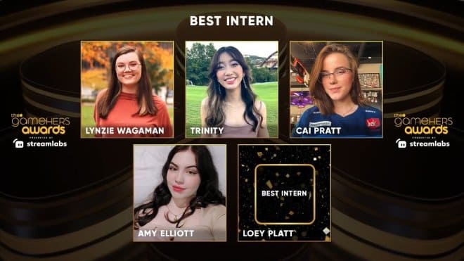 The gameHERS Awards 2022 (Best Intern)