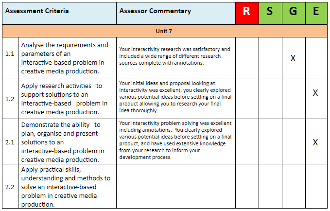 Tutor feedback 3