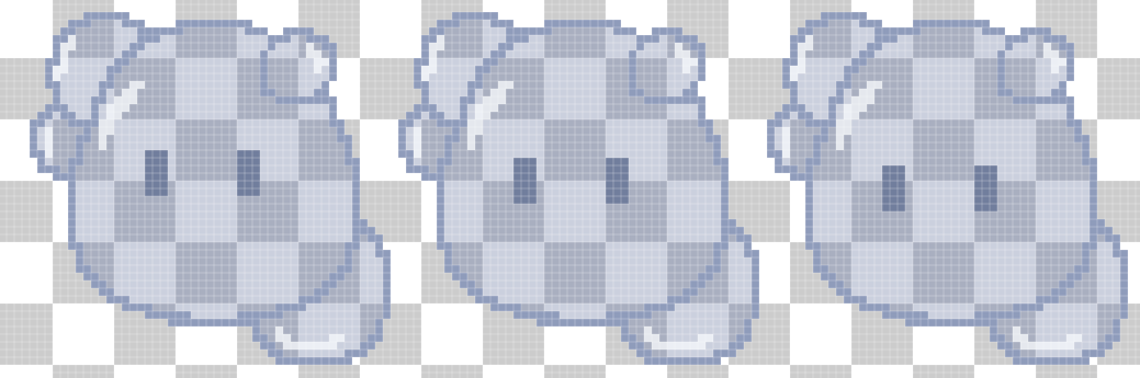 Completed fizzy bubble sprites