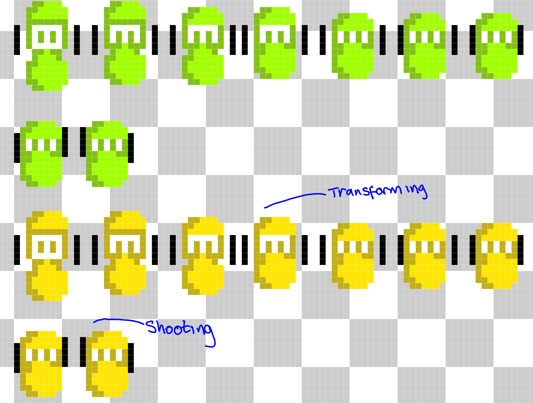 Completed Lemon & Lime sprites