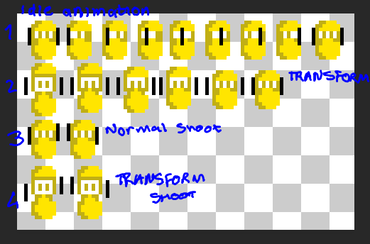 Updated Lemon sprite sheet